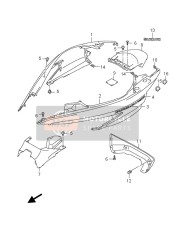 6813103H20YES, Emblem, Suzuki, 0